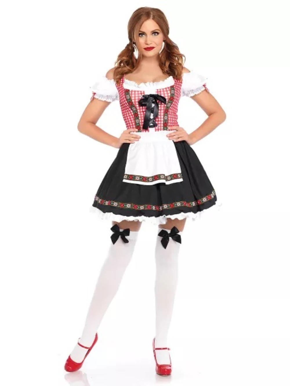 Oktoberfest German Beer Girl Costume Beer Garden Babe Costume Halloween